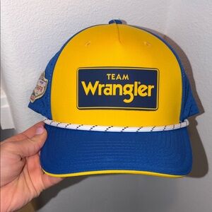 Wrangler Team Cap in Yellow and Blue